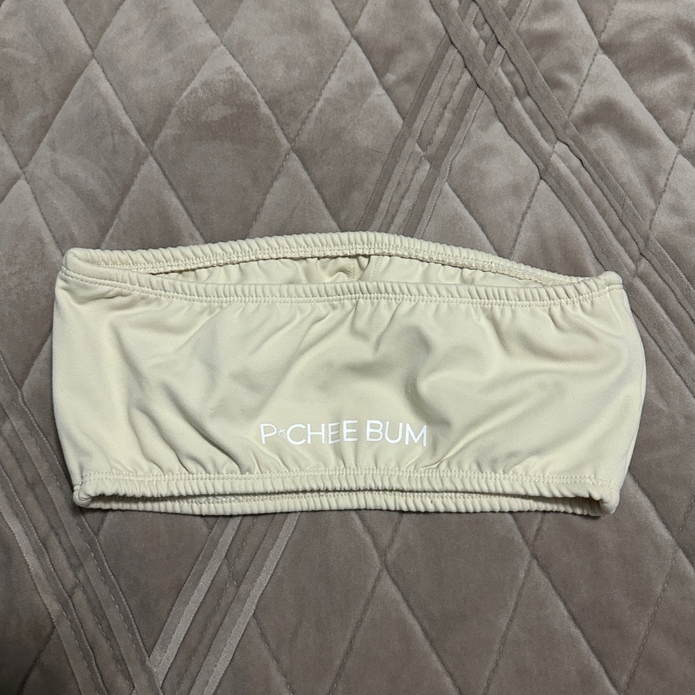 PCHEE BUM Beige Bandeau Top
